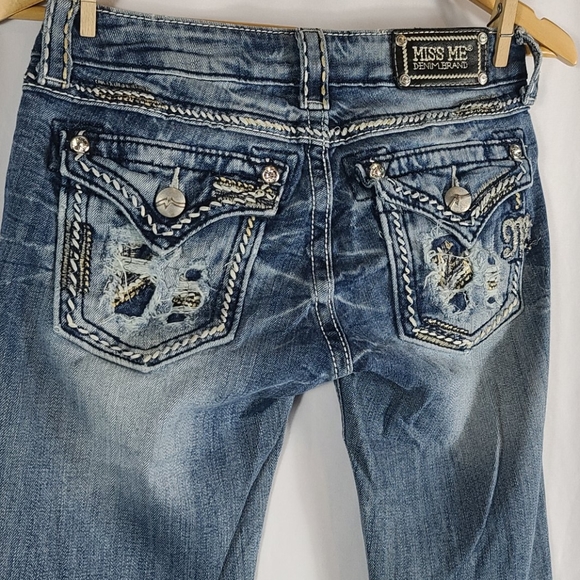 Miss Me Jeans Signature Boot Style JE104583R - Picture 9 of 12